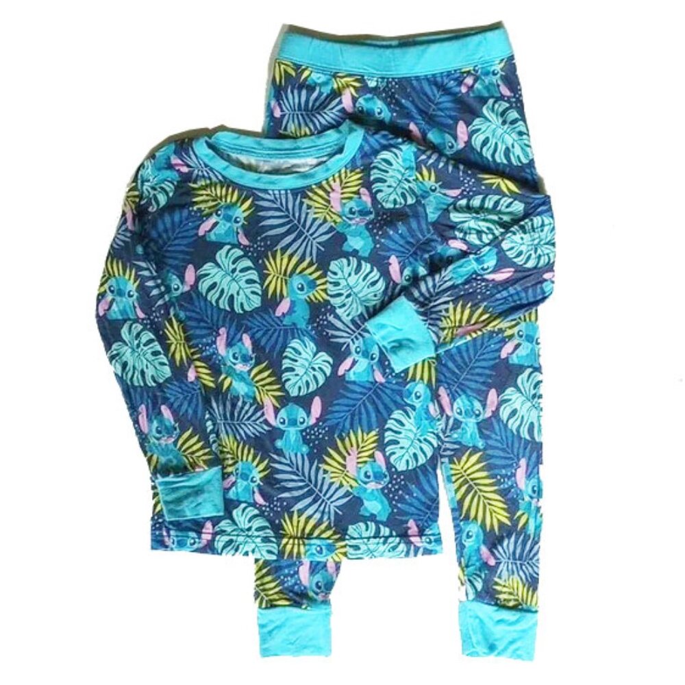 Disney Lilo & Stitch Little Sleepies Pajama Set 2T Blue